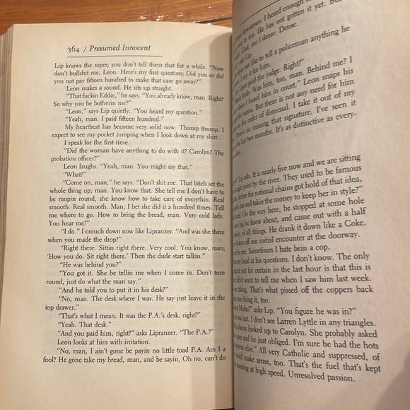 1st Edition 3rd Printing 1987 Scott Turow Presumed Innocent hardcover book - Picture 10 of 11